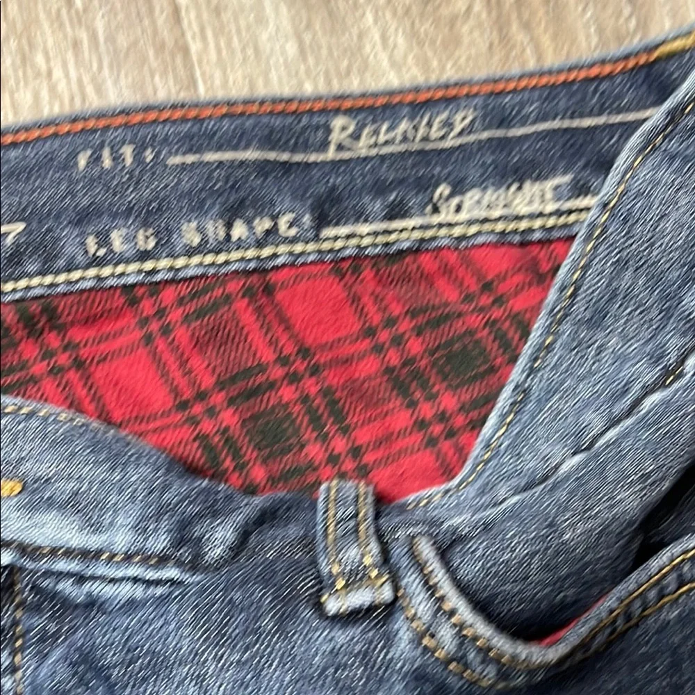 Eddie Bauer Flannel Lined Women's Relaxed Fit Straight Leg Jeans Size 10 - Picture 9 of 15